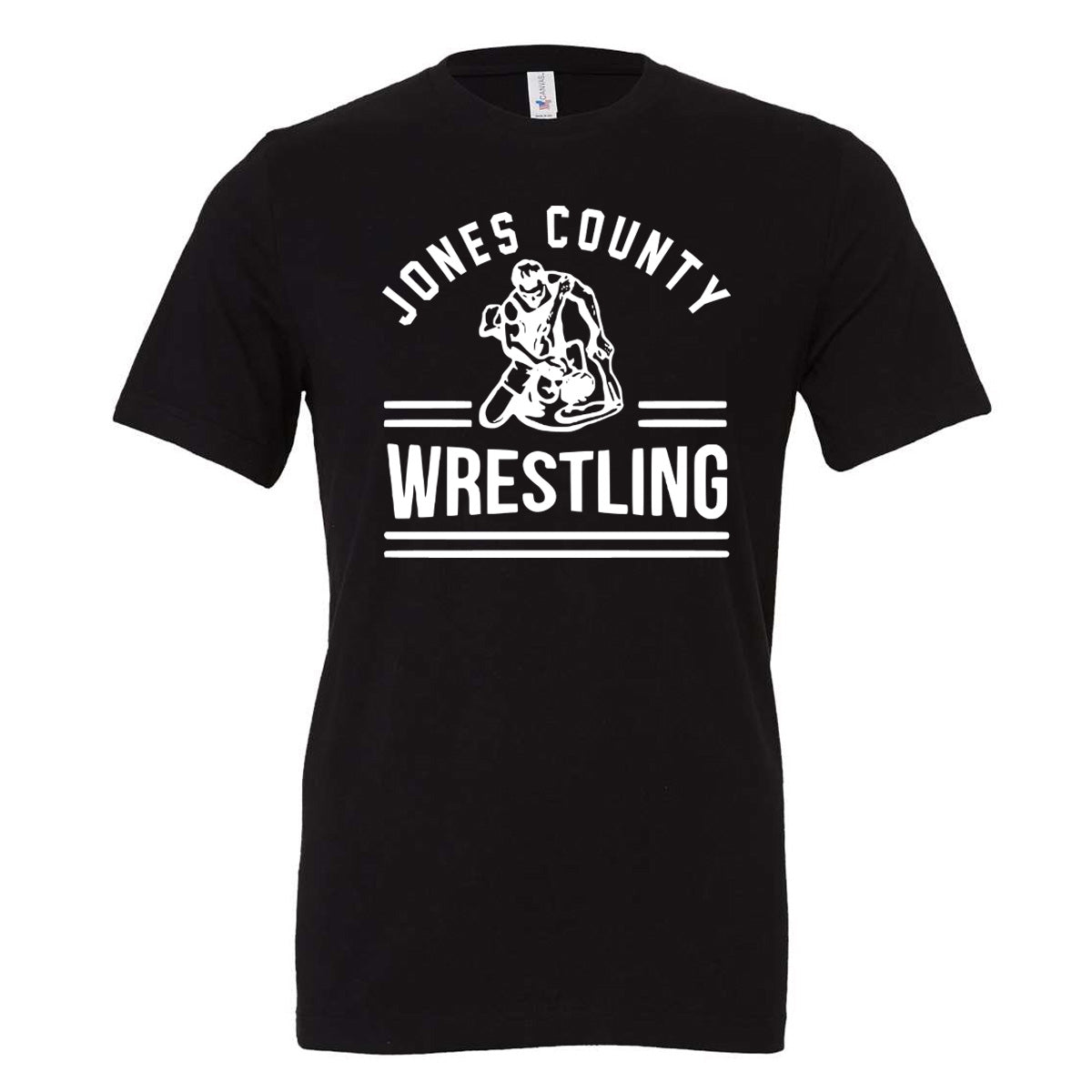 Jones County - Jones County Wrestling - Black (Tee/DriFit/Hoodie/Sweatshirt) - Southern Grace Creations