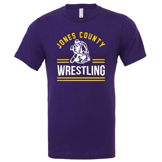 Jones County - Jones County Wrestling - Team Purple (Tee/DriFit/Hoodie/Sweatshirt) - Southern Grace Creations