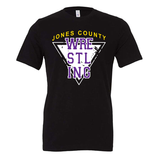 Jones County - Jones County Wrestling Triangle - Black (Tee/DriFit/Hoodie/Sweatshirt) - Southern Grace Creations