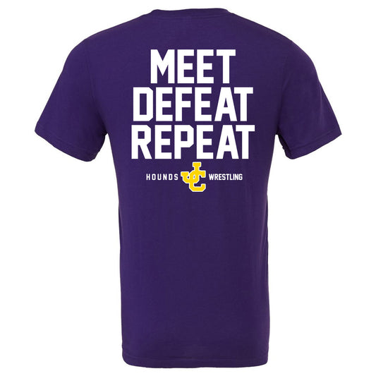 Jones County - Meet Defeat Repeat - Team Purple (Tee/DriFit/Hoodie/Sweatshirt) - Southern Grace Creations