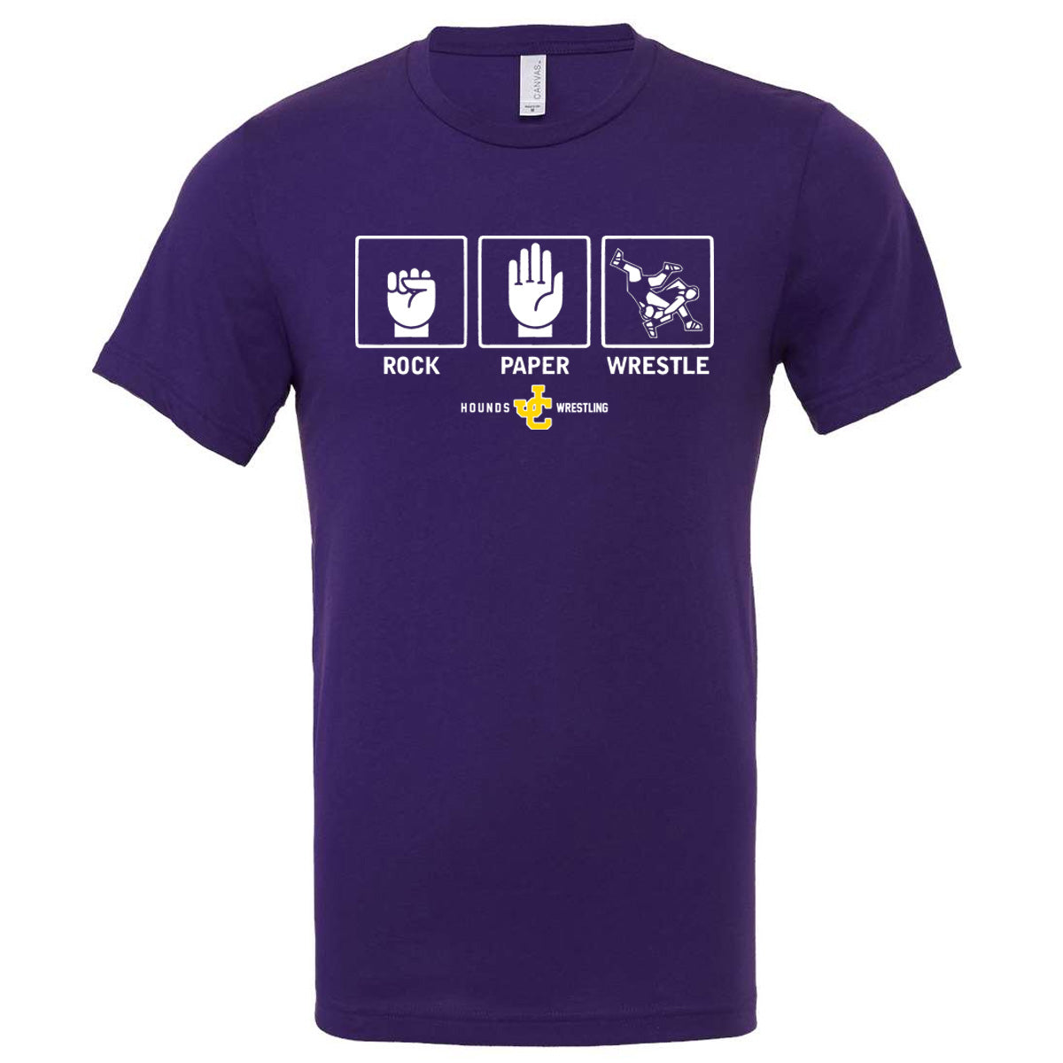 Jones County - Rock Paper Wrestle - Team Purple (Tee/DriFit/Hoodie/Sweatshirt) - Southern Grace Creations