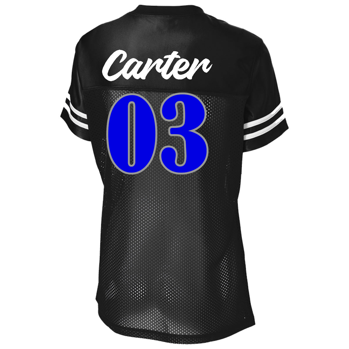 Windsor - Cheer Football Jersey - Women - Black (LST307)