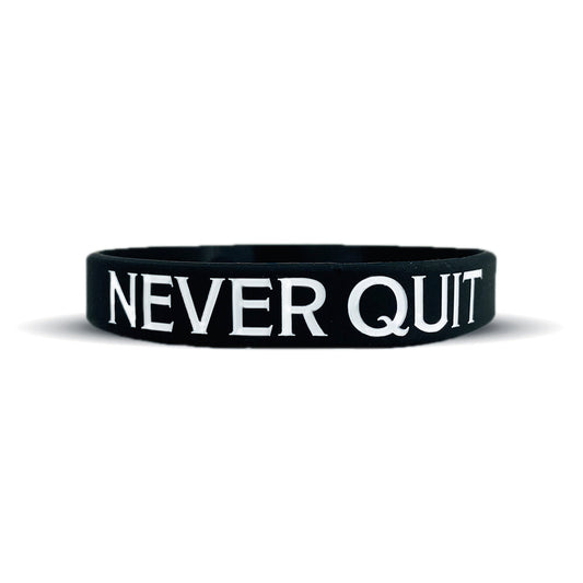 NEVER QUIT Wristband - Southern Grace Creations