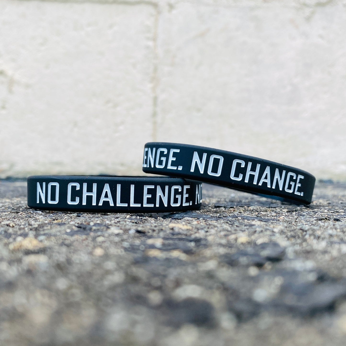 NO CHALLENGE. NO CHANGE. Wristband - Southern Grace Creations
