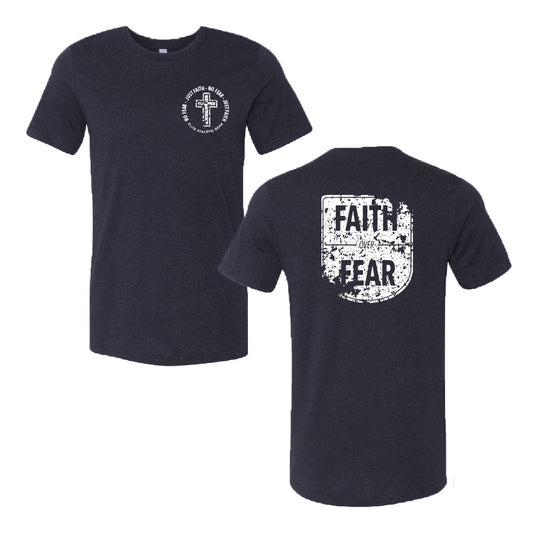 No Fear Just Faith T-Shirt - Southern Grace Creations
