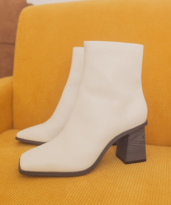 OASIS SOCIETY Vera - Square Toe Ankle Boots - Southern Grace Creations