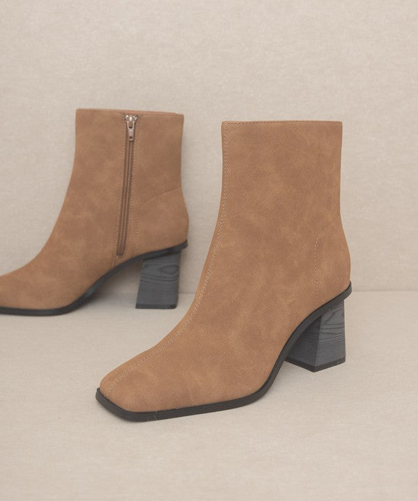 OASIS SOCIETY Vera - Square Toe Ankle Boots - Southern Grace Creations