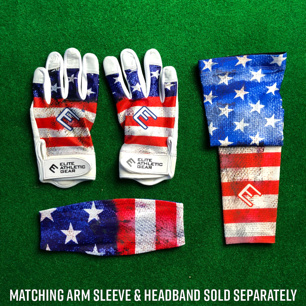 Old Glory Batting Gloves - Southern Grace Creations