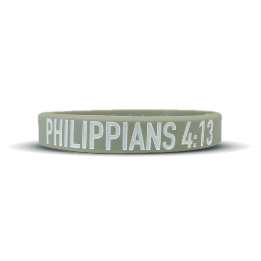 PHILIPPIANS 4:13 Wristband - Southern Grace Creations