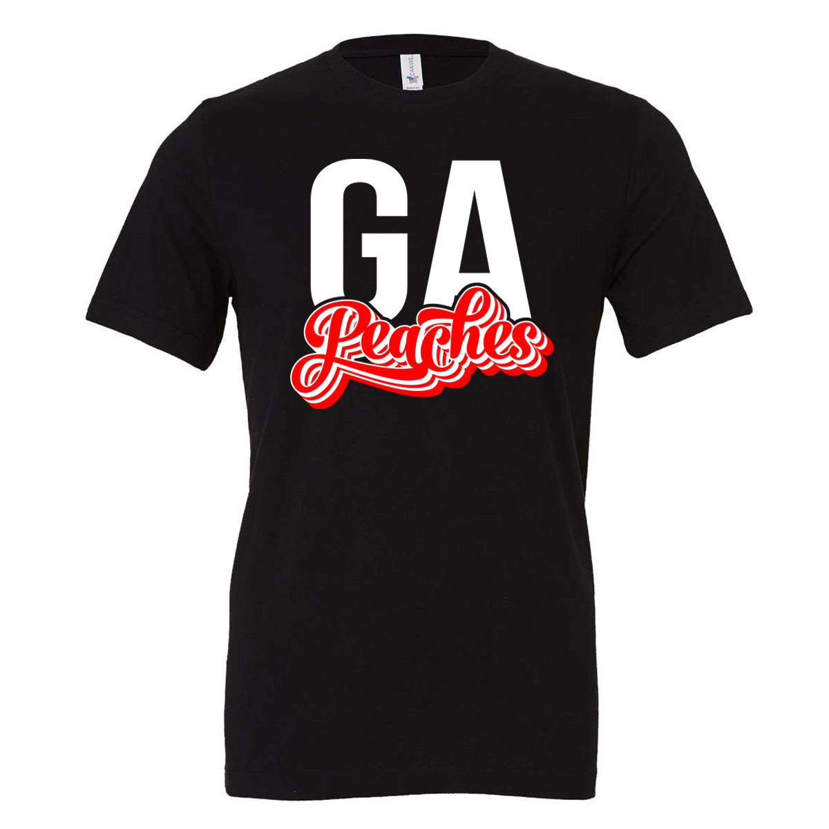Peaches - GA Peaches Script Stacked Retro (Tee/Tank/Drifit/Hoodie/Sweatshirt)