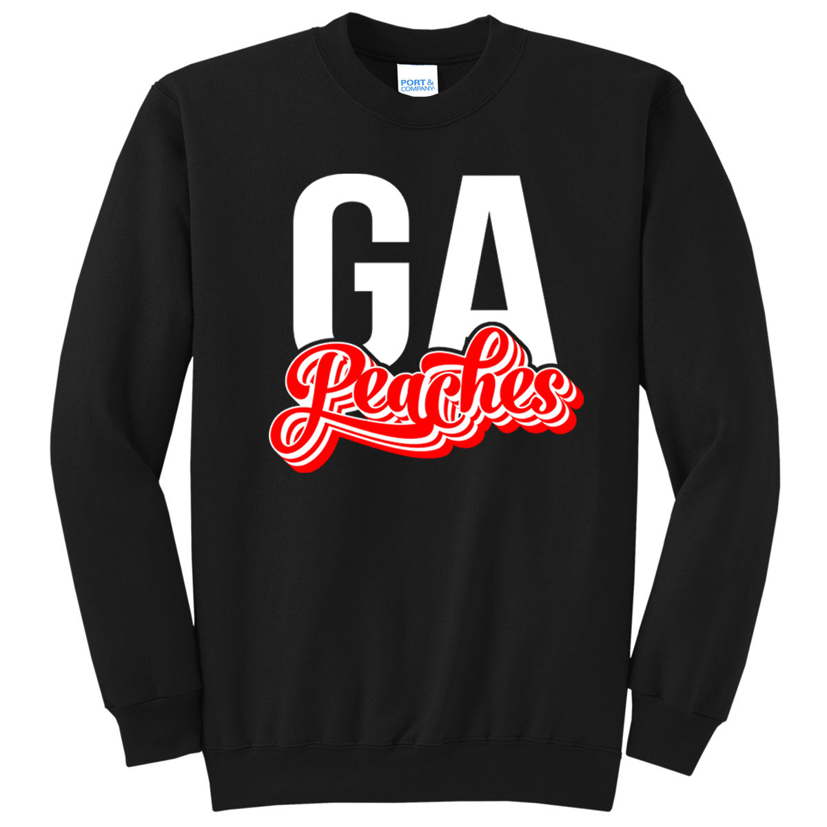 Peaches - GA Peaches Script Stacked Retro (Tee/Tank/Drifit/Hoodie/Sweatshirt)