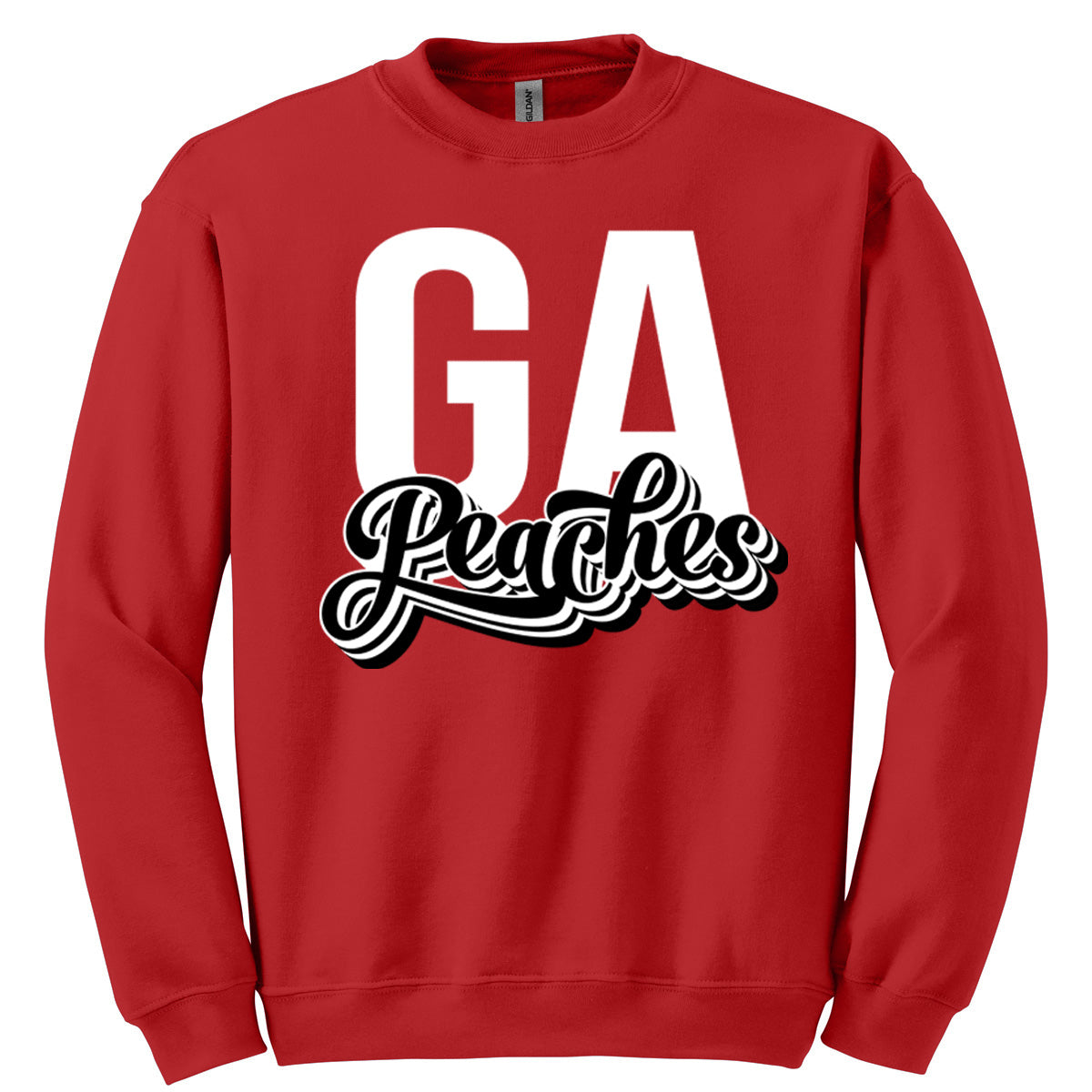 Peaches - GA Peaches Script Stacked Retro (Tee/Tank/Drifit/Hoodie/Sweatshirt)