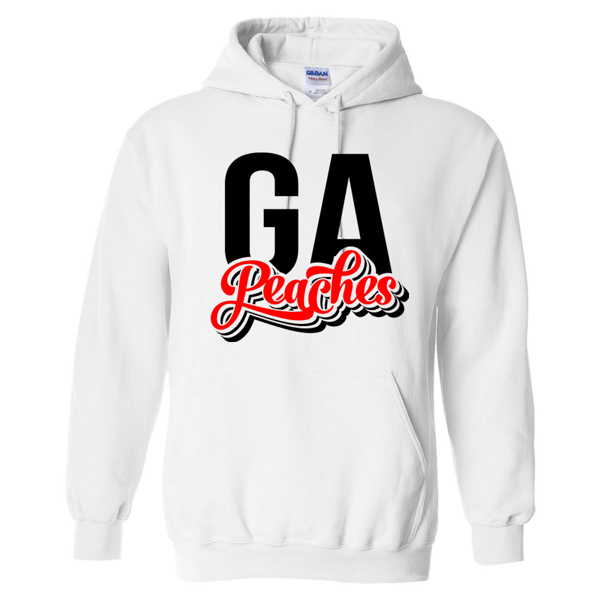 Peaches - GA Peaches Script Stacked Retro (Tee/Tank/Drifit/Hoodie/Sweatshirt)