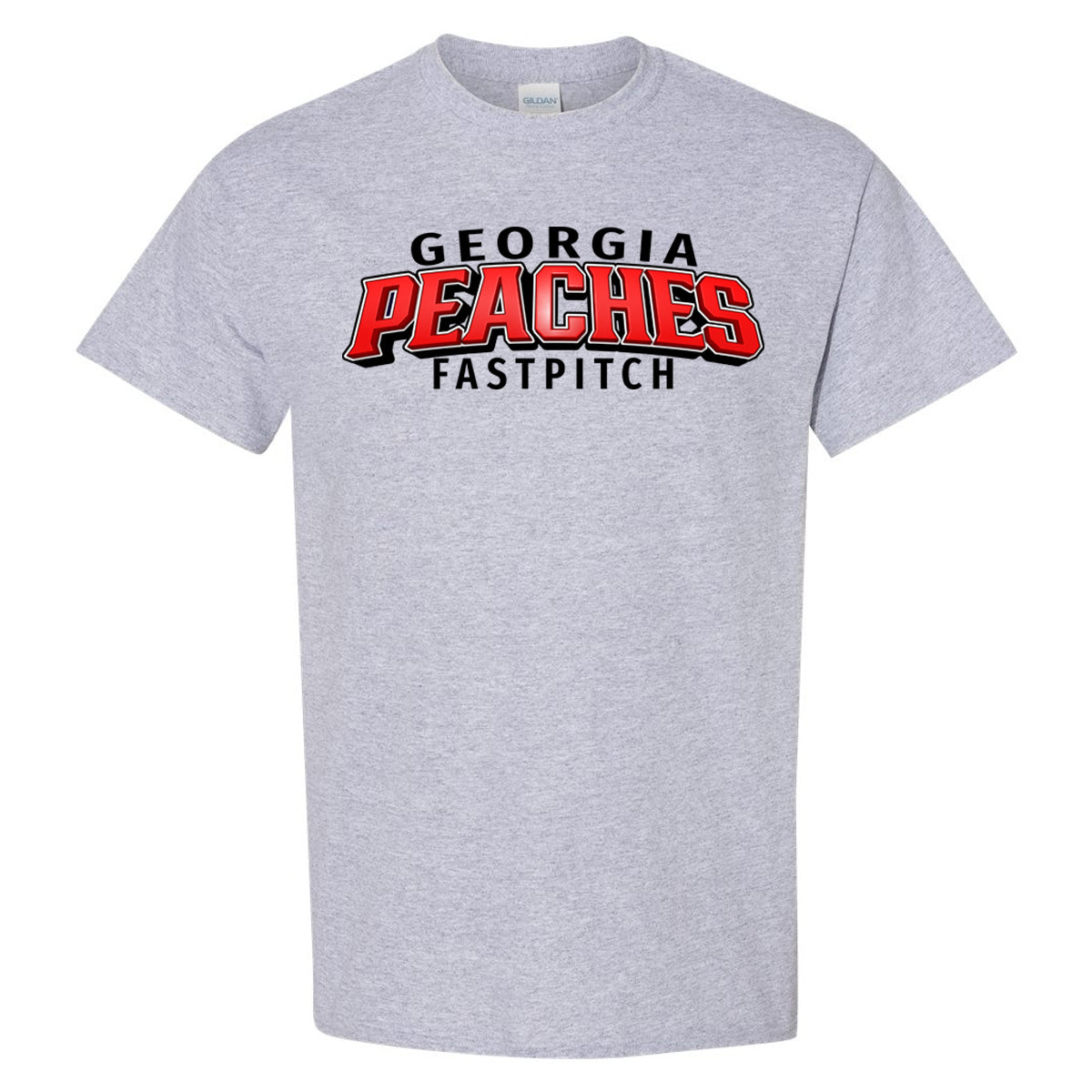 Peaches - Georgia Peaches Bronzier Curved Fastpitch Shadow (Tee/Tank/Drifit/Hoodie/Sweatshirt)
