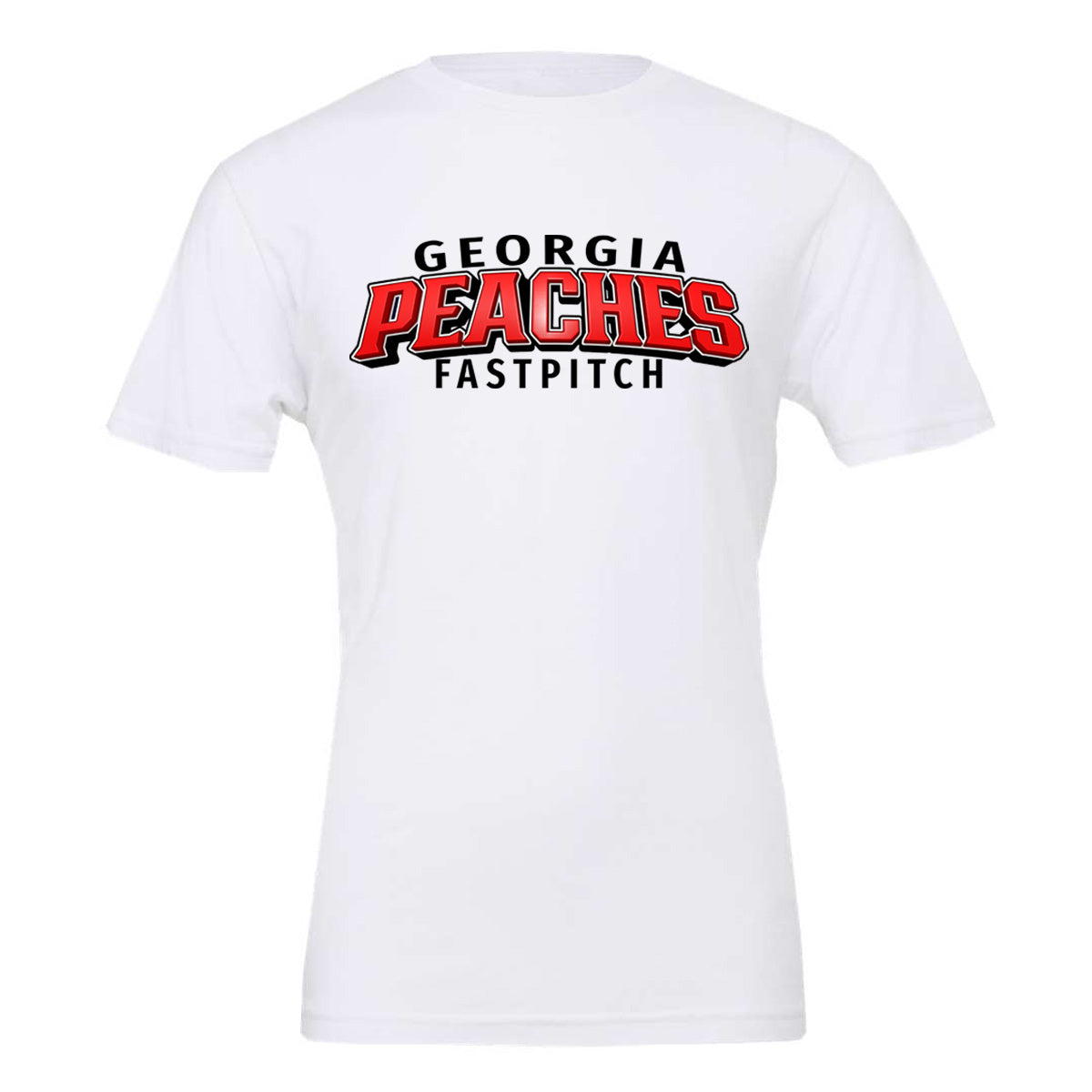 Peaches - Georgia Peaches Bronzier Curved Fastpitch Shadow (Tee/Tank/Drifit/Hoodie/Sweatshirt)