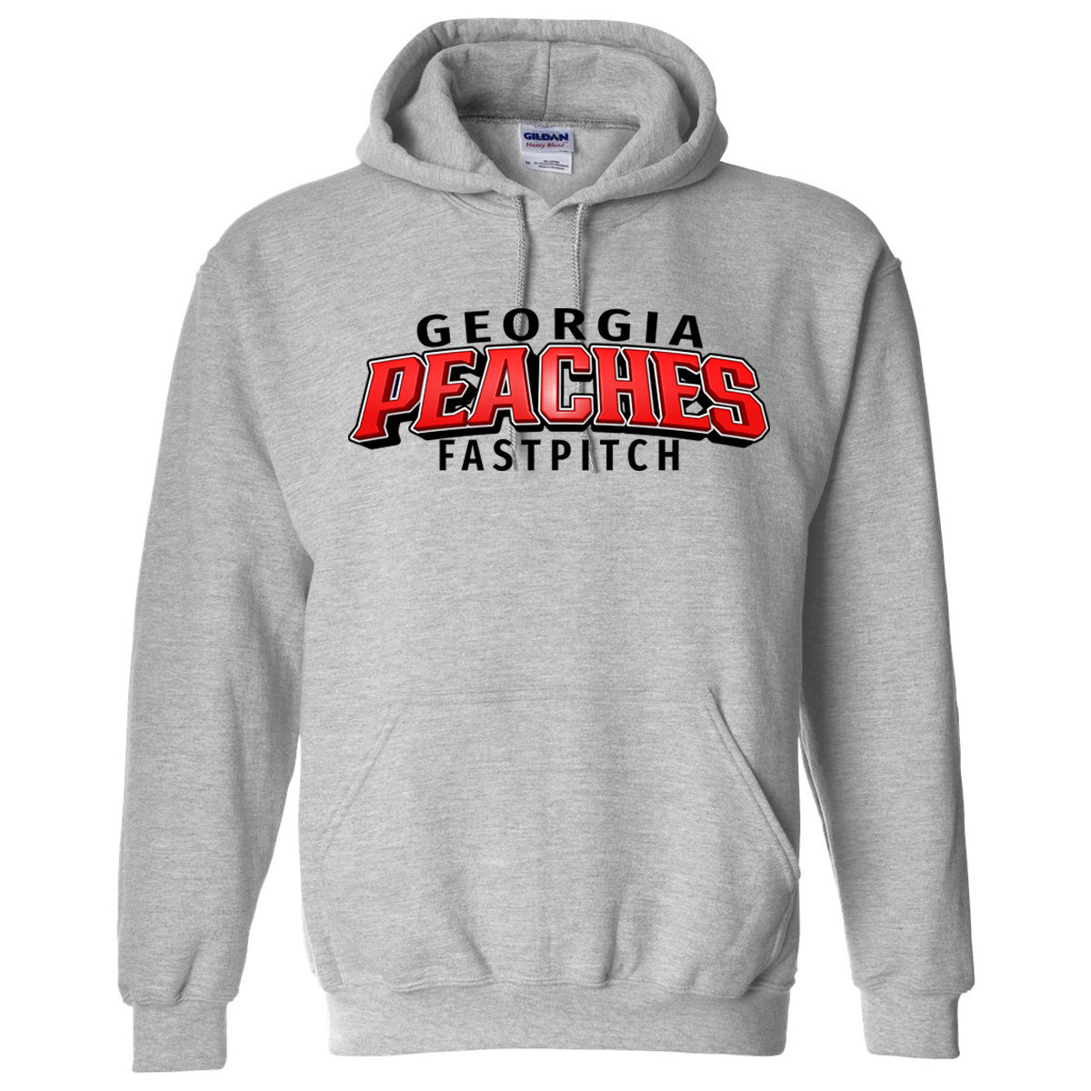 Peaches - Georgia Peaches Bronzier Curved Fastpitch Shadow (Tee/Tank/Drifit/Hoodie/Sweatshirt)