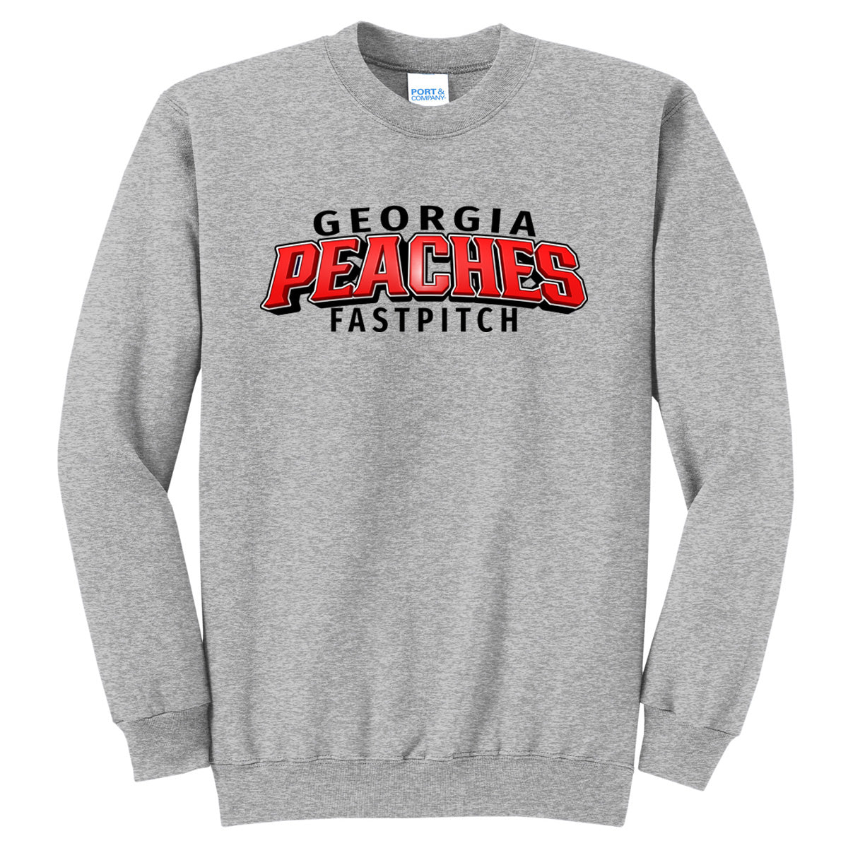 Peaches - Georgia Peaches Bronzier Curved Fastpitch Shadow (Tee/Tank/Drifit/Hoodie/Sweatshirt)