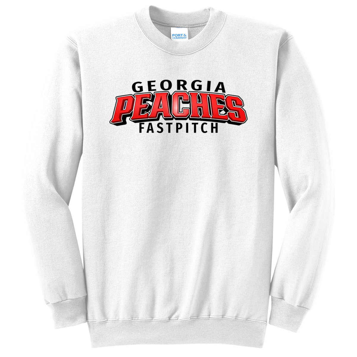 Peaches - Georgia Peaches Bronzier Curved Fastpitch Shadow (Tee/Tank/Drifit/Hoodie/Sweatshirt)