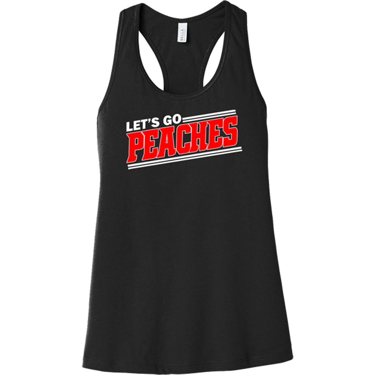 Peaches - Let's Go Peaches Slanted - Black (Tee/Tank/Drifit/Hoodie/Sweatshirt)