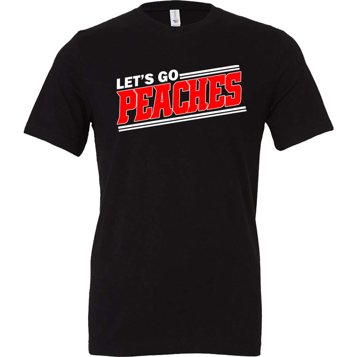 Peaches - Let's Go Peaches Slanted - Black (Tee/Tank/Drifit/Hoodie/Sweatshirt)