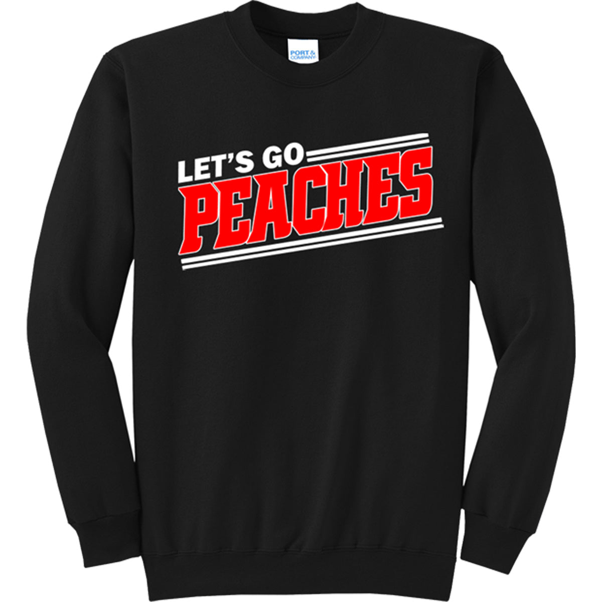 Peaches - Let's Go Peaches Slanted - Black (Tee/Tank/Drifit/Hoodie/Sweatshirt)