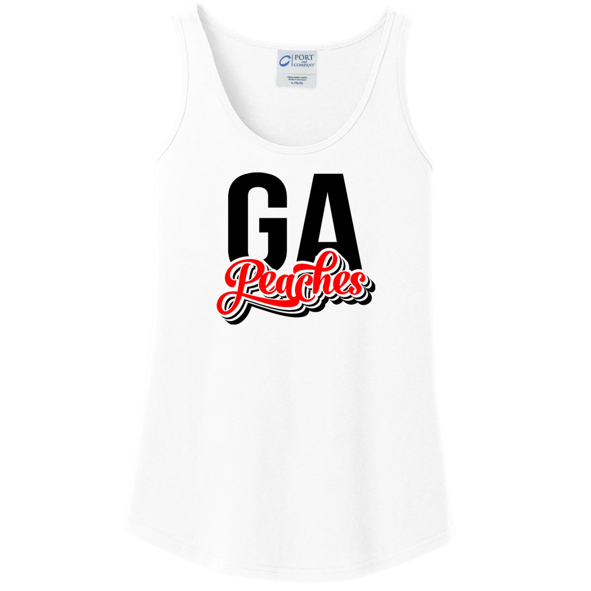 Peaches - GA Peaches Script Stacked Retro (Tee/Tank/Drifit/Hoodie/Sweatshirt)