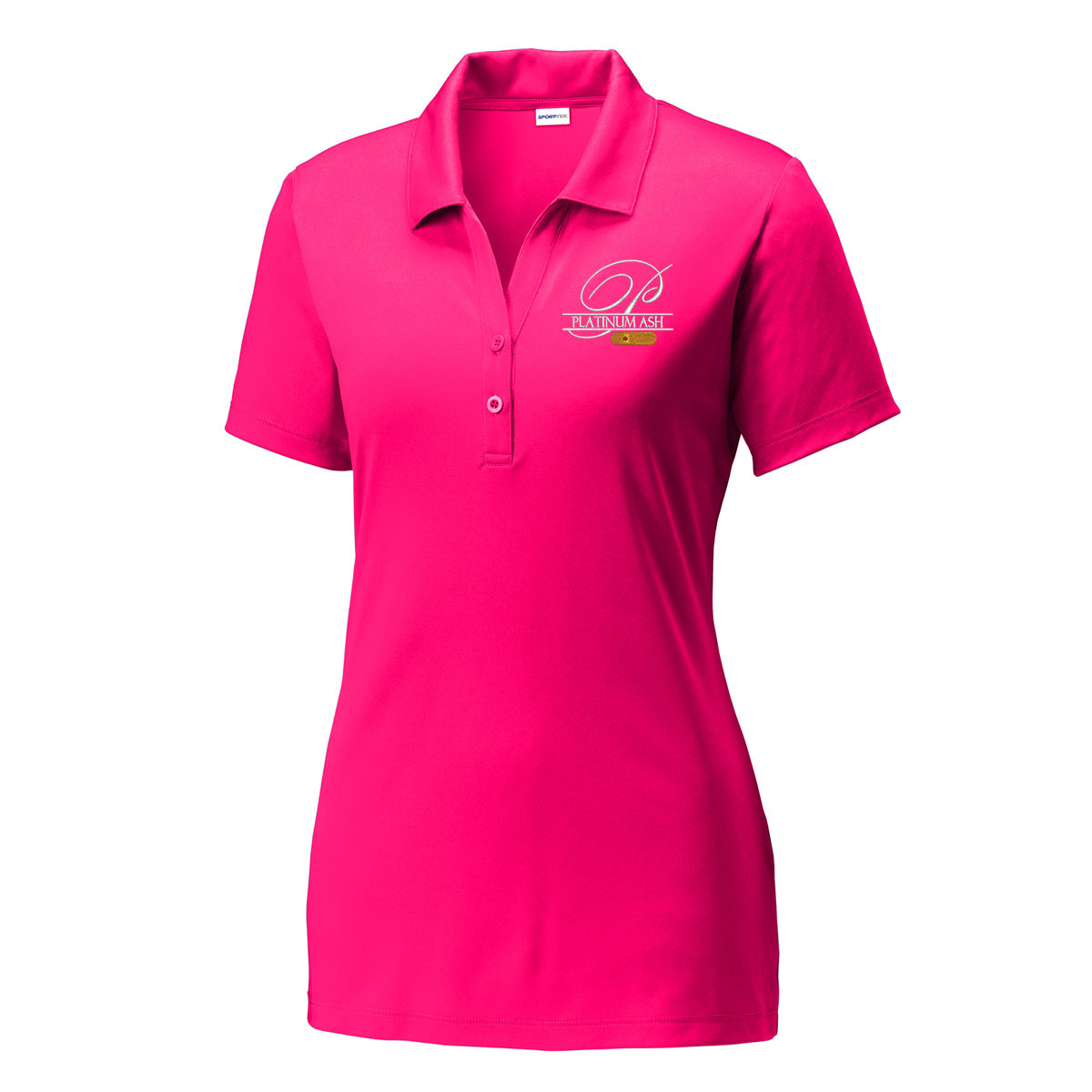 Platinum Ash - Ladies Drifit Polo (LST550) - Southern Grace Creations