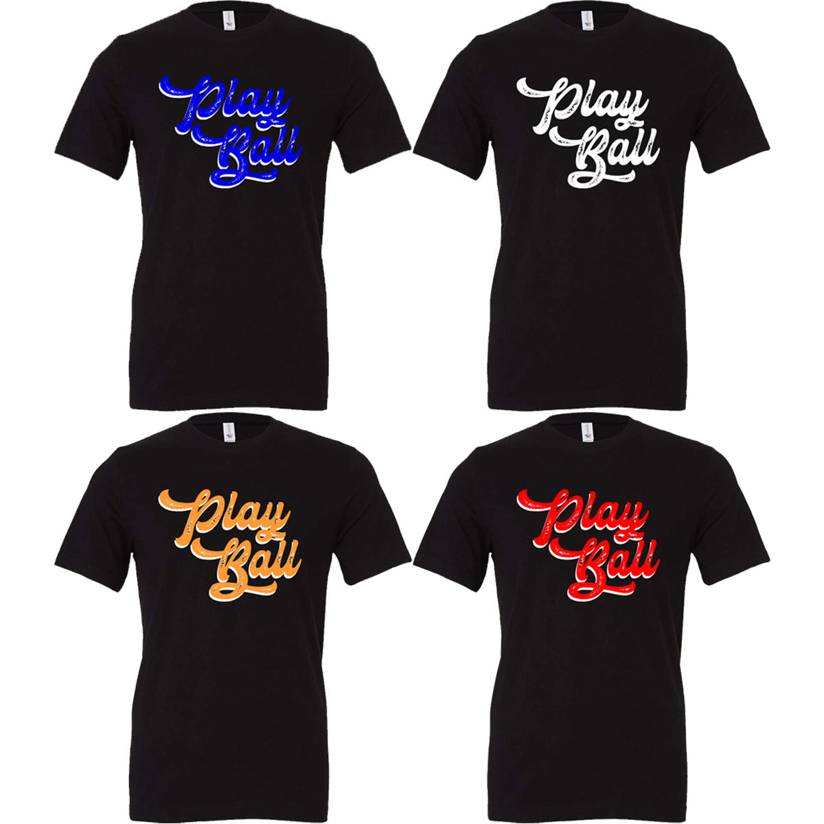 Play Ball - Black (Tee/DriFit/Hoodie/Sweatshirt) - Southern Grace Creations