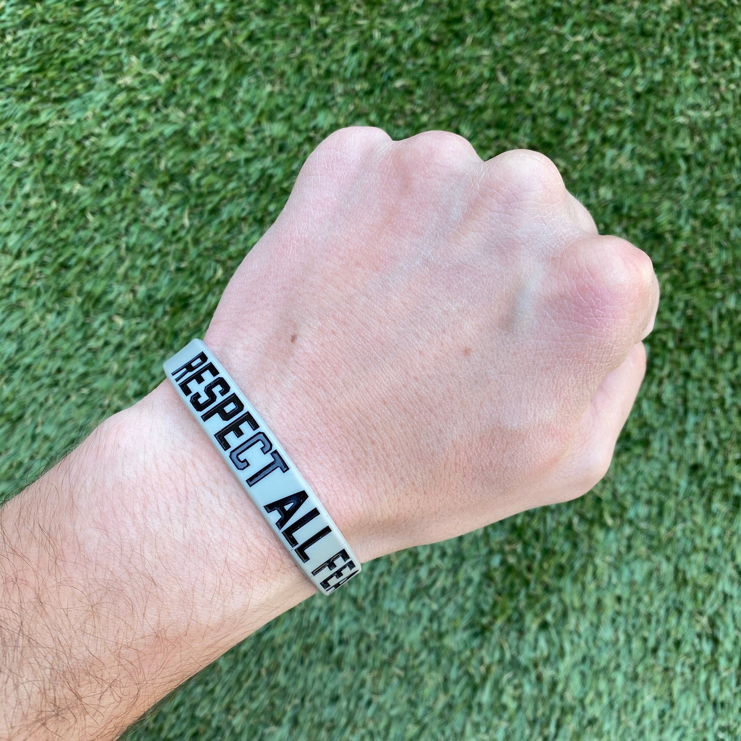 RESPECT ALL FEAR NONE Wristband - Southern Grace Creations