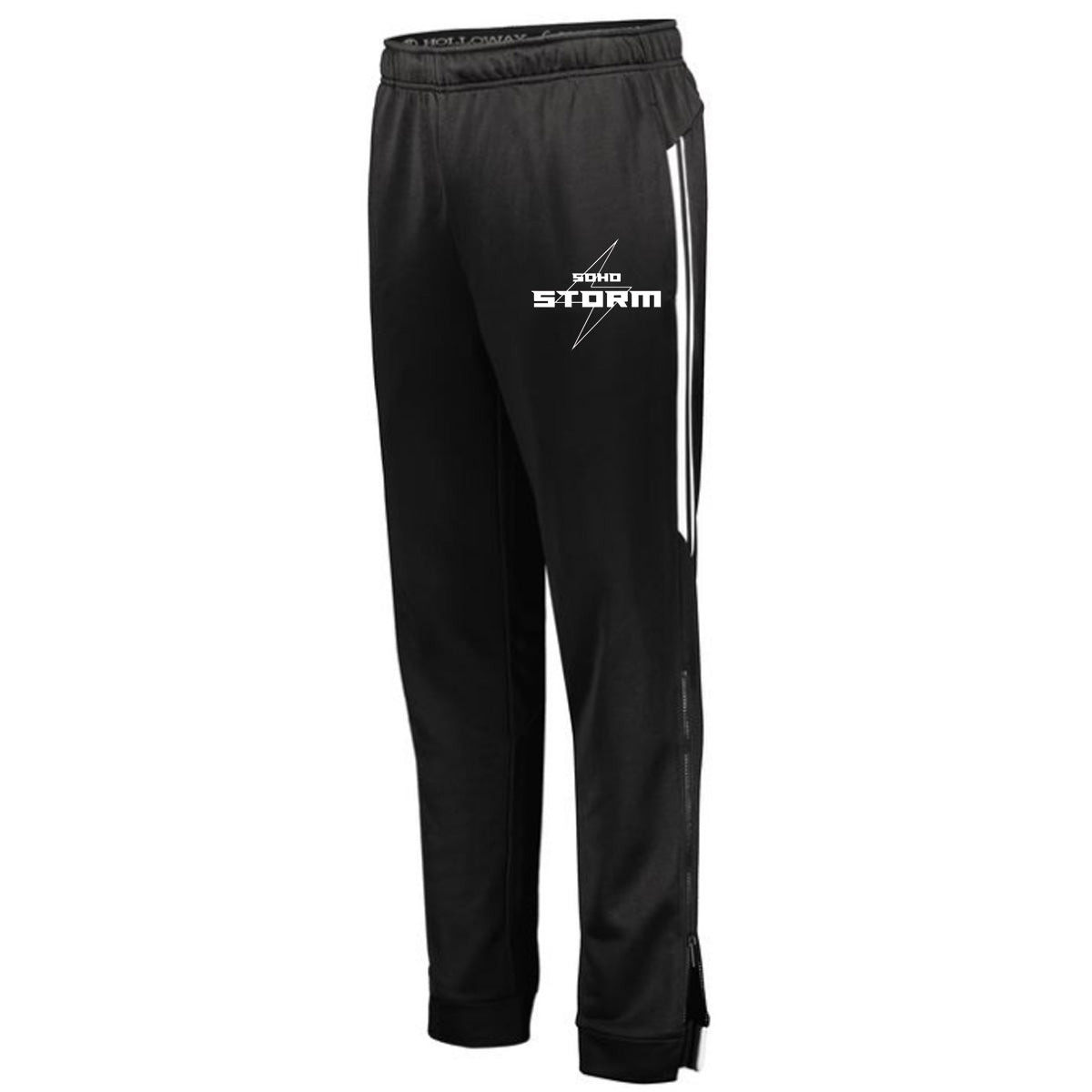 SOHO - Retro Grade Pants with SOHO Storm Lightning Bolt Logo - Black - Southern Grace Creations