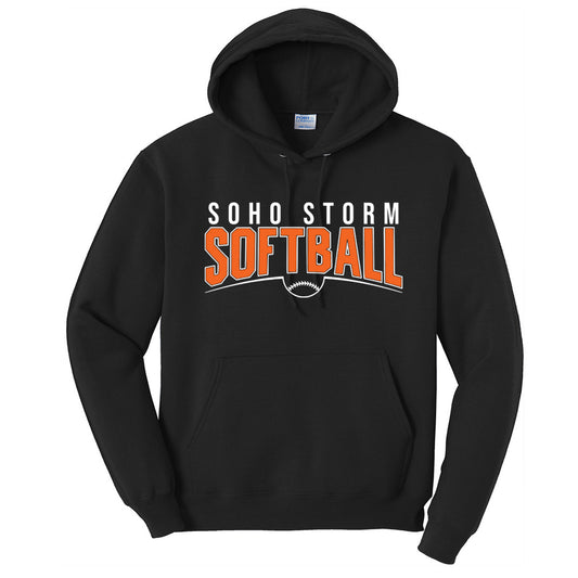 SOHO - SOHO Storm Softball Curved - Black (Tee/DriFit/Hoodie/Sweatshirt) - Southern Grace Creations