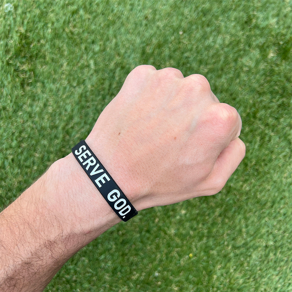 SERVE GOD Wristband - Southern Grace Creations