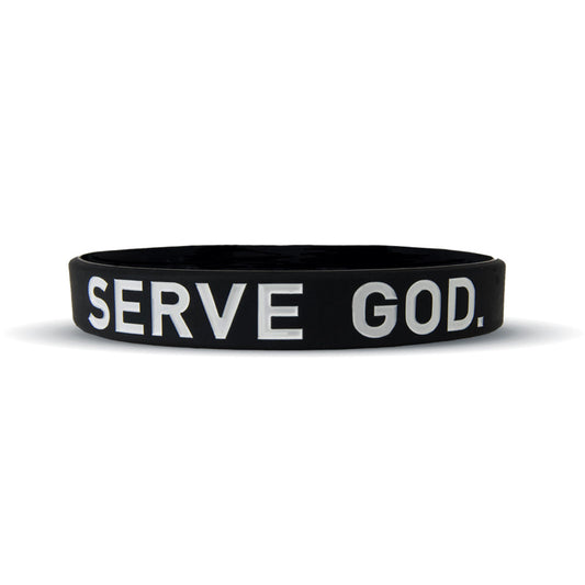 SERVE GOD Wristband - Southern Grace Creations