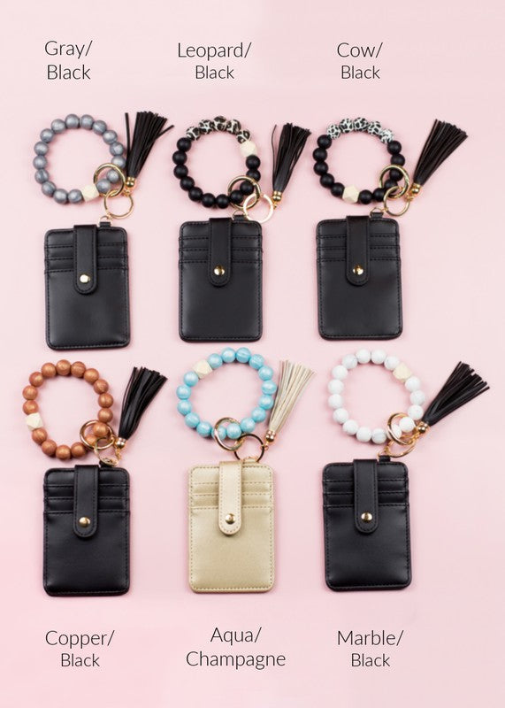 Silicone Key Ring Wallet Bracelet - Southern Grace Creations