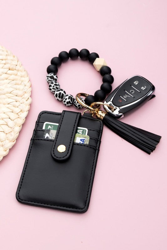 Silicone Key Ring Wallet Bracelet - Southern Grace Creations