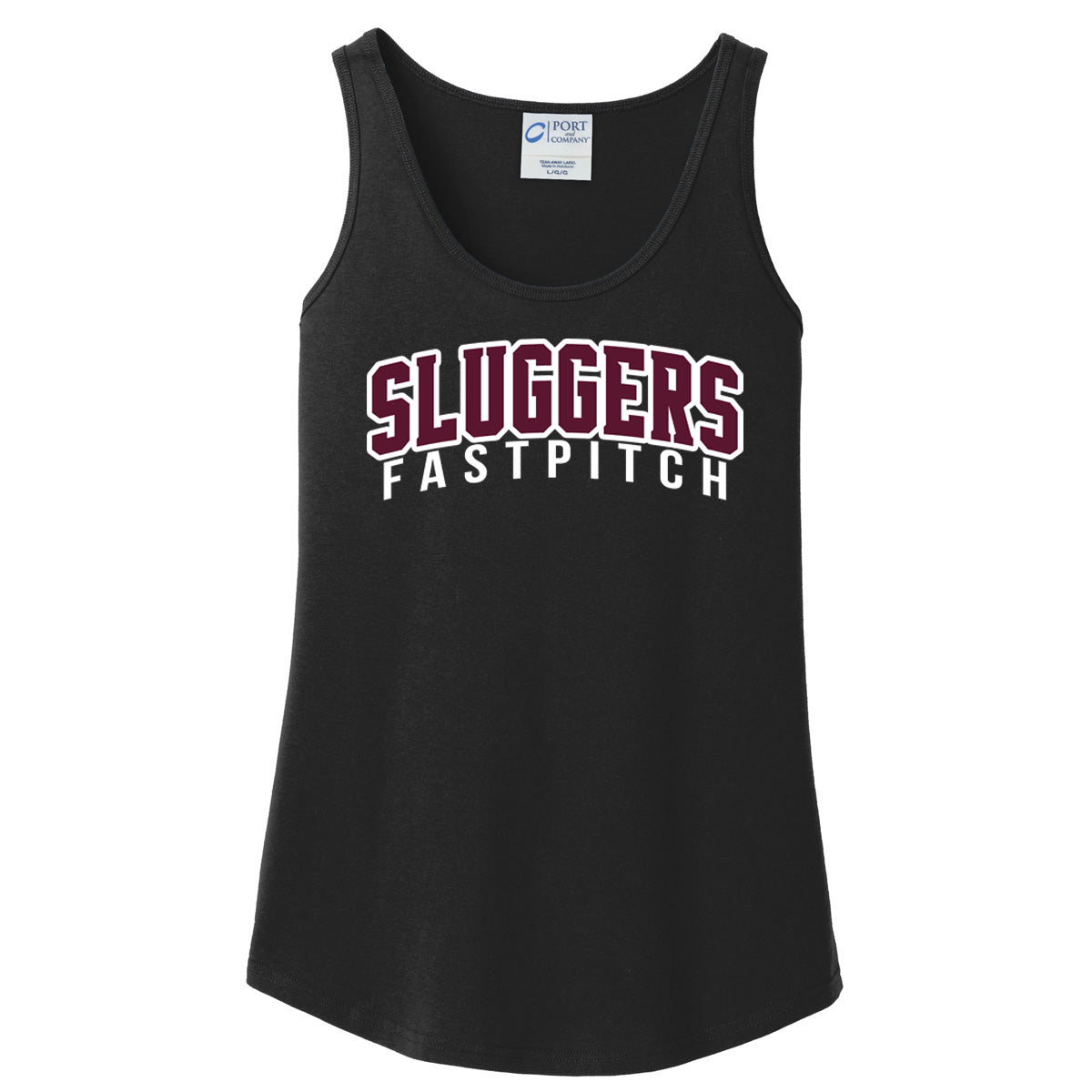 Sluggers - Sluggers Fastpitch Curved - Black (Tee/Tank/Hoodie/Sweatshirt)