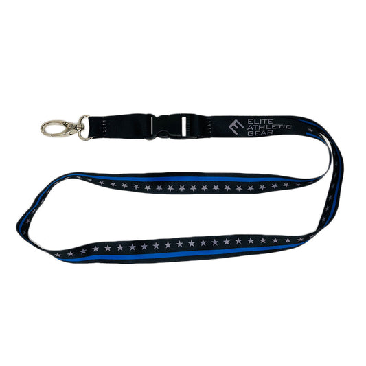 Thin Blue Line Lanyard - Southern Grace Creations