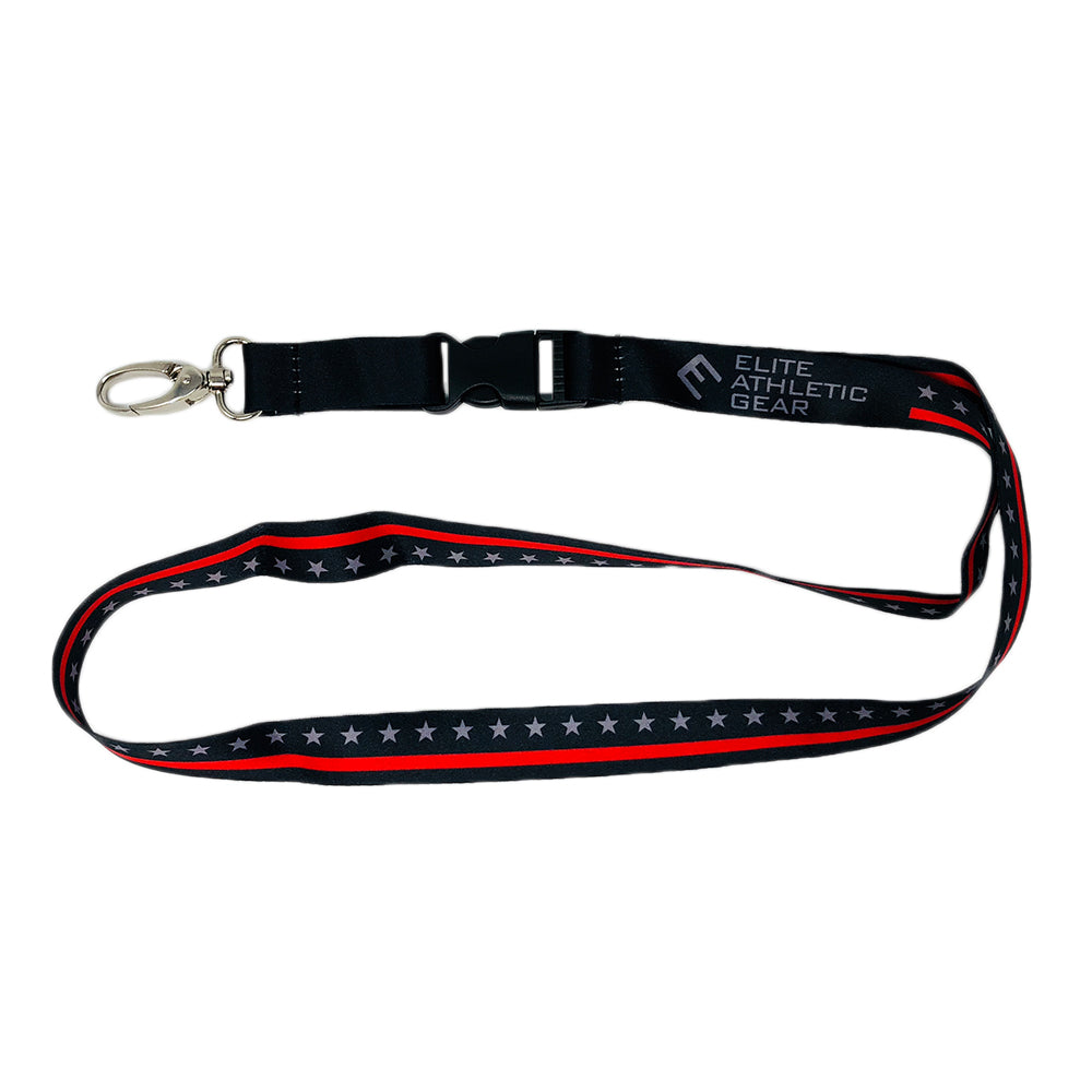 Thin Red Line Lanyard - Southern Grace Creations