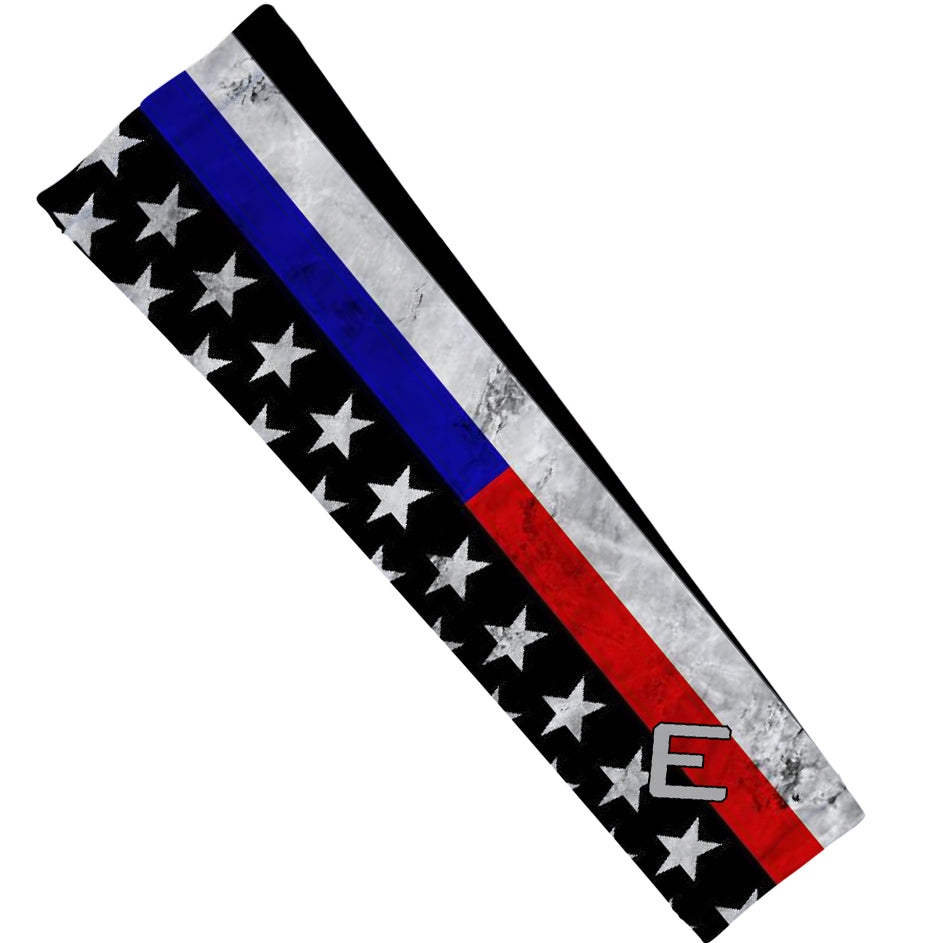 Thin Red & Blue Line Arm Sleeve - Southern Grace Creations