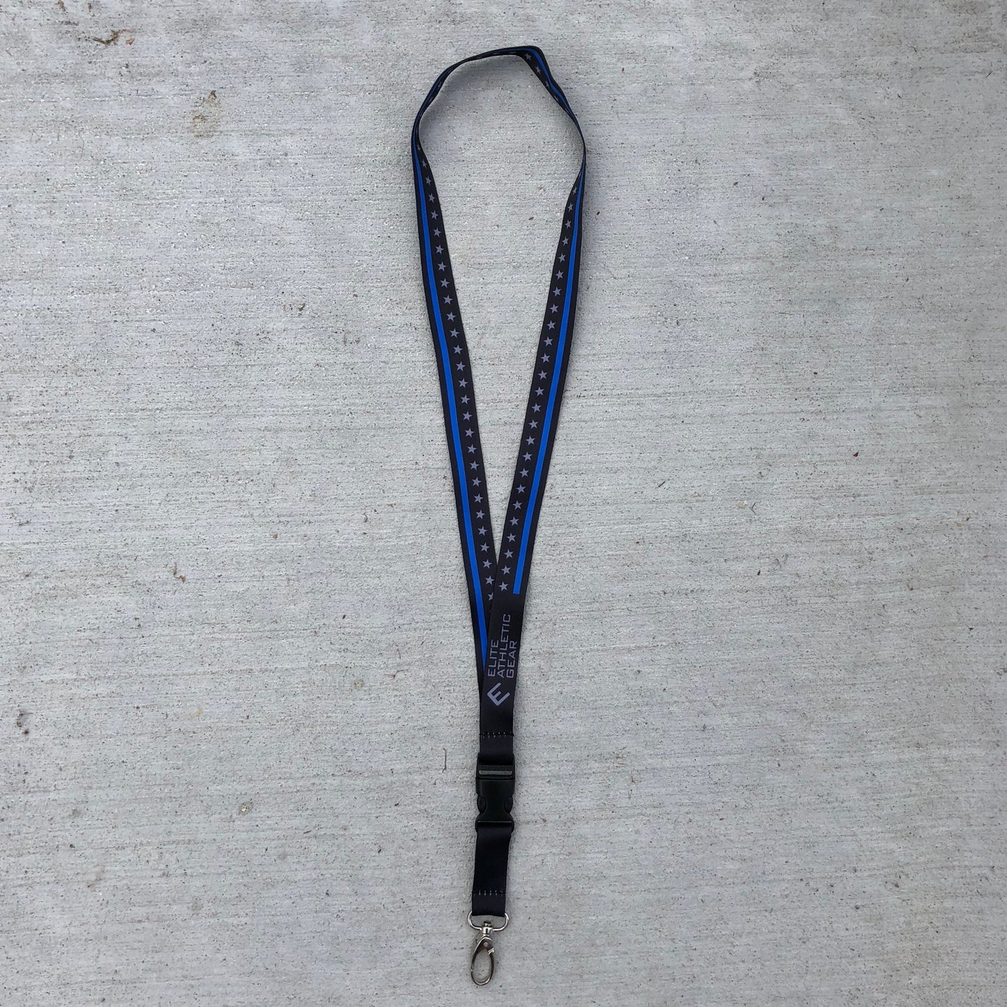Thin Blue Line Lanyard - Southern Grace Creations