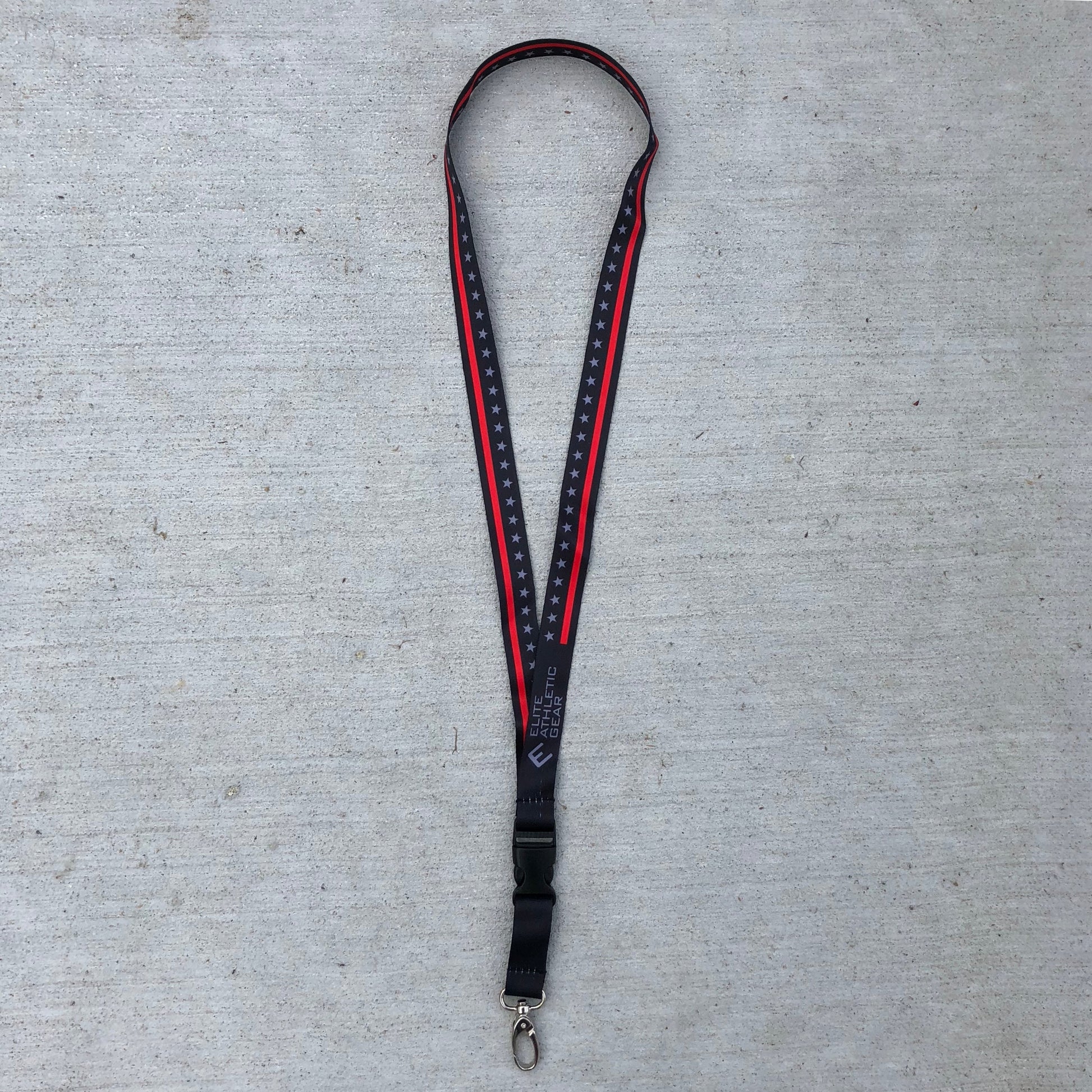 Thin Red Line Lanyard - Southern Grace Creations