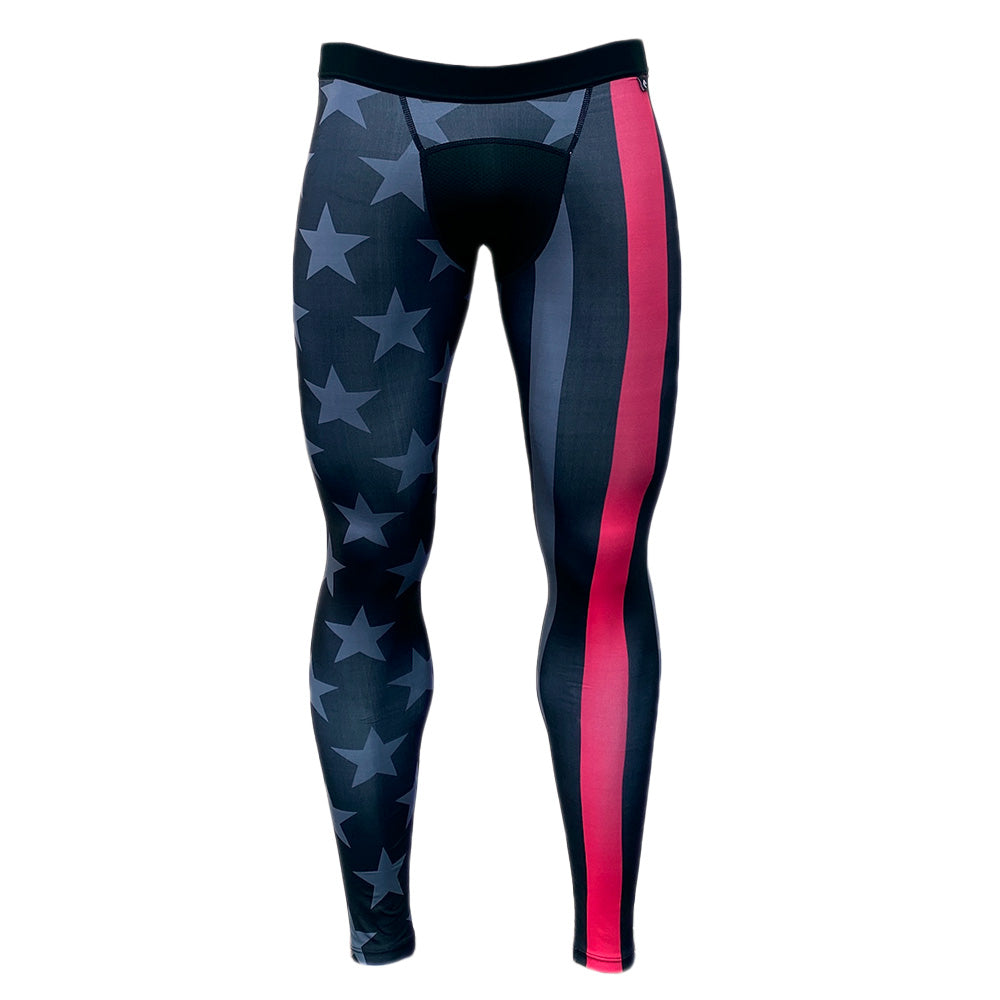 Thin Red Line Compression Tights - Southern Grace Creations