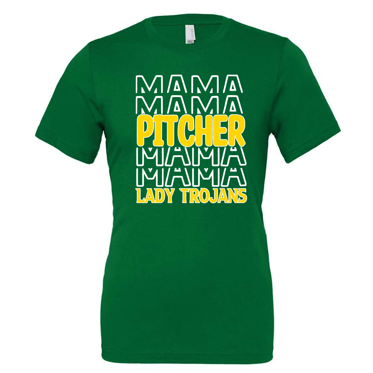 Twiggs Academy - Pitcher Mama Lady Trojans - Kelly (Tee/DriFit/Hoodie/Sweatshirt) - Southern Grace Creations