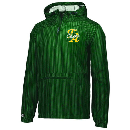 Twiggs Academy - Range Packable Pullover with TA Cheer - Green (229554) - Southern Grace Creations
