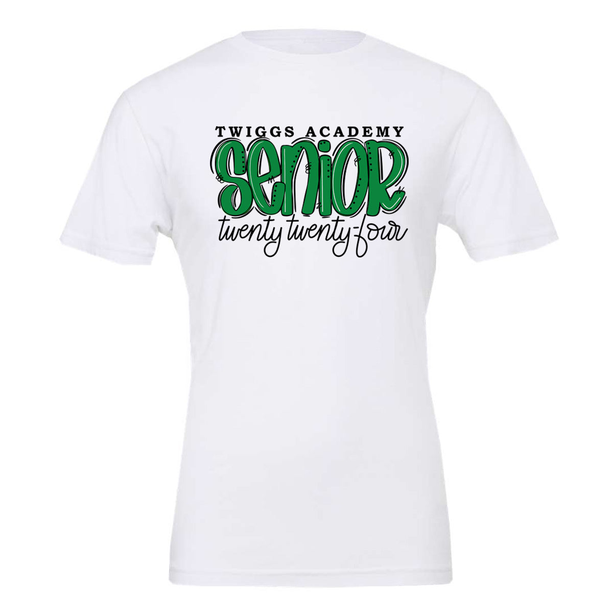 Twiggs Academy - Senior Twenty Twenty-Four - White (Tee/Hoodie/Sweatshirt) - Southern Grace Creations