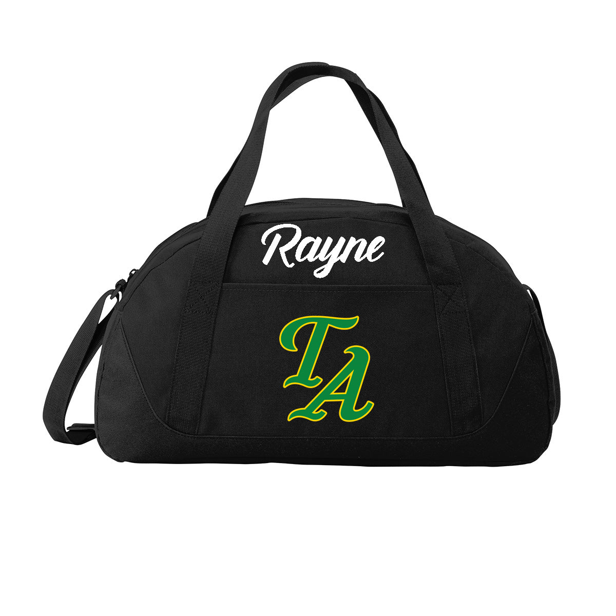 Twiggs Academy - Small Dome Duffle Bag with TA (san andreas font) - Black (BG818) - Southern Grace Creations