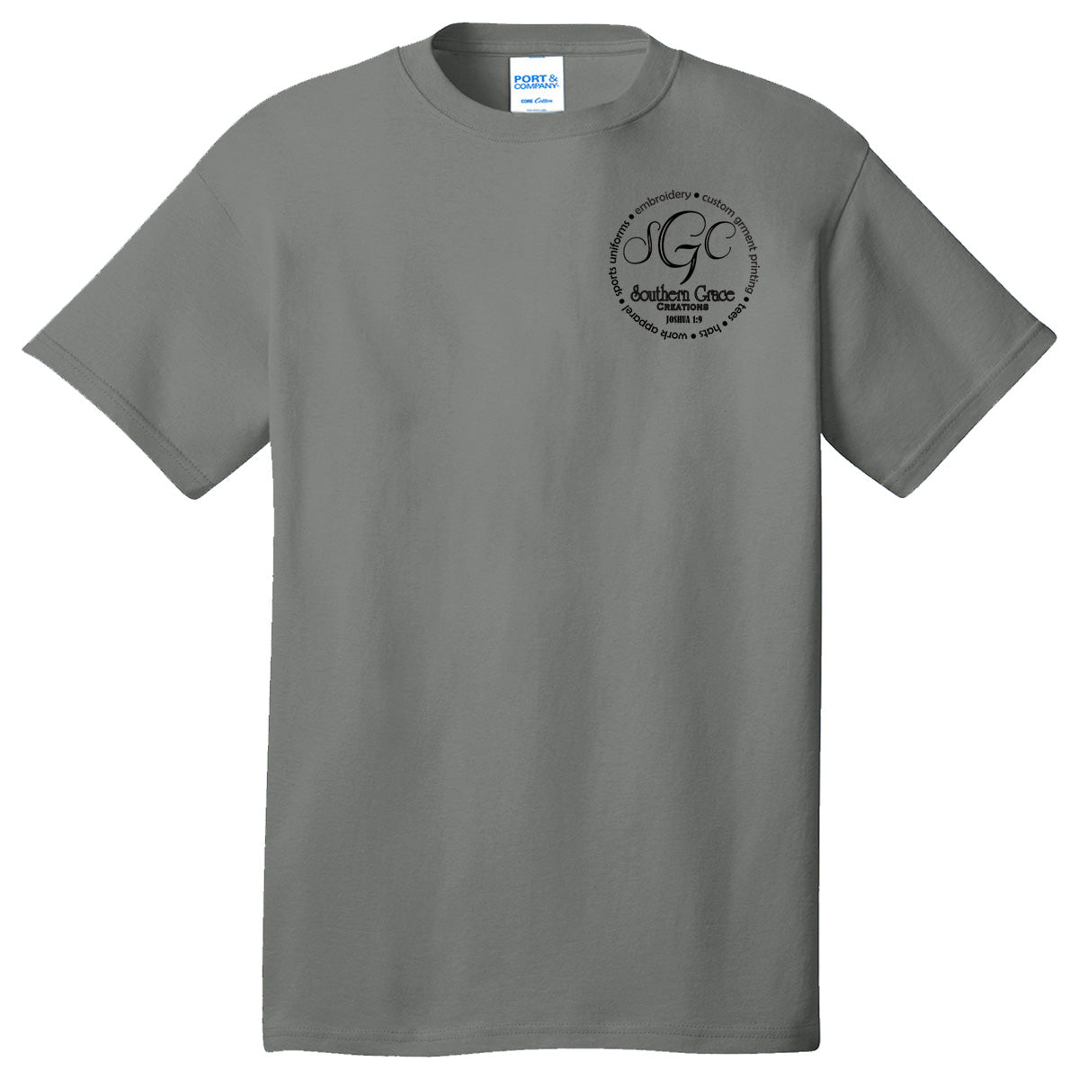 Twiggs County - Bear in Circle with Woods - Comfort Color Short Sleeves - Grey (1717)