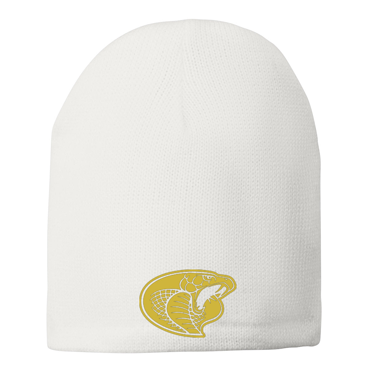 •Twiggs County - Cobra Head (Gold) - Fleece-Lined Beanie Cap (CP91L)