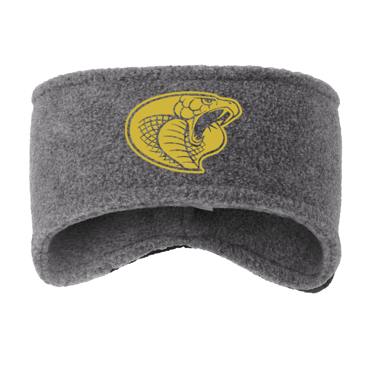 •Twiggs County - Cobra Head (Gold) - Stretch Fleece Headband (C910)