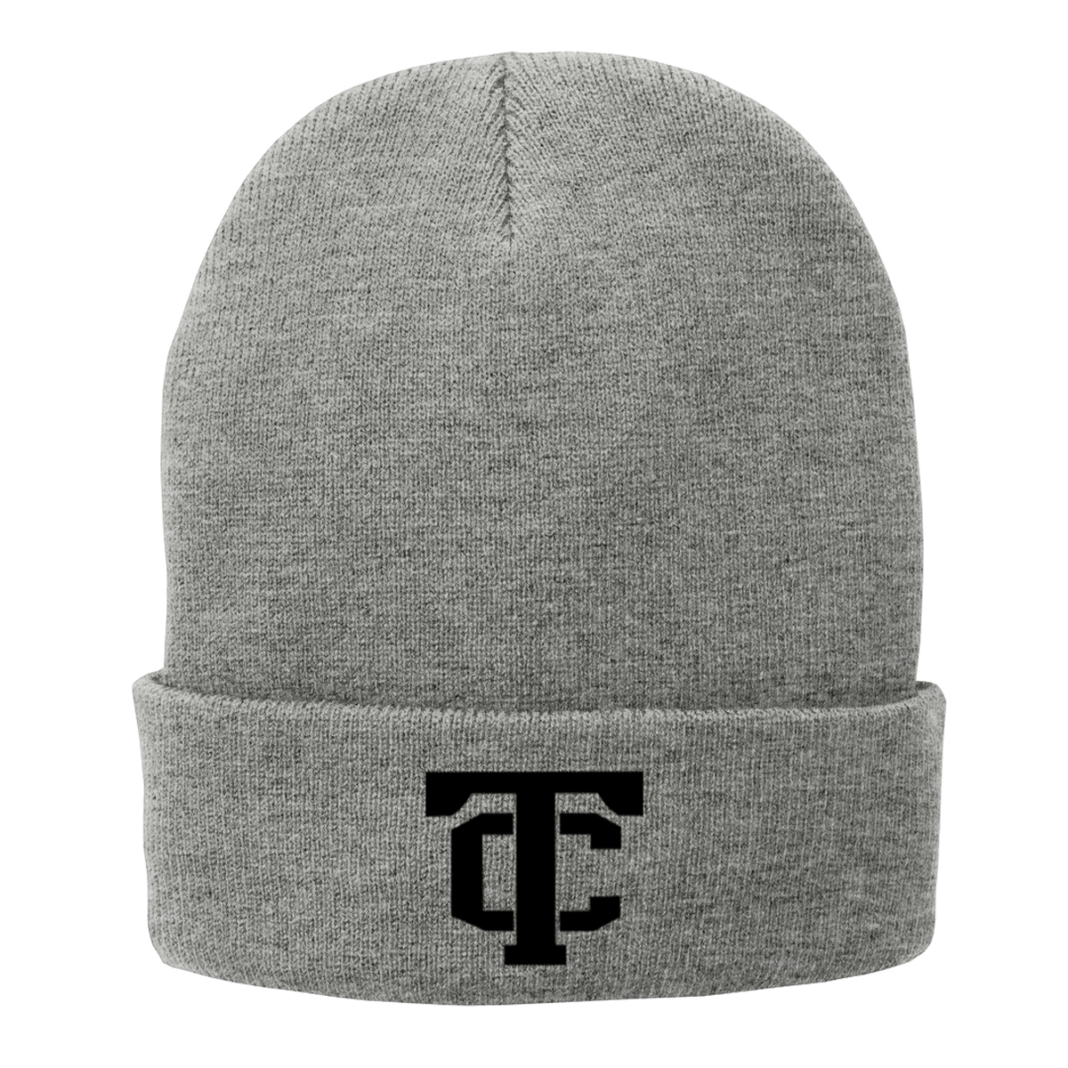 •Twiggs County - TC (Black) - Fleece-Lined Knit Cap (CP90L)